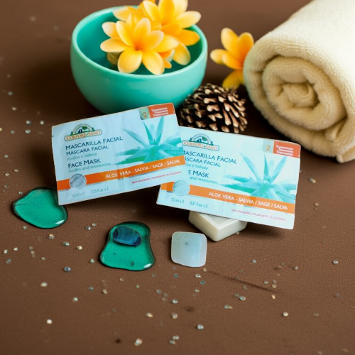 Mascarilla facial Bio Aloe - Salvia