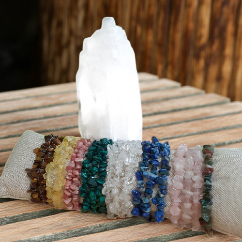 Pulsera chips Turmalina – Protección, equilibrio y vitalidad
