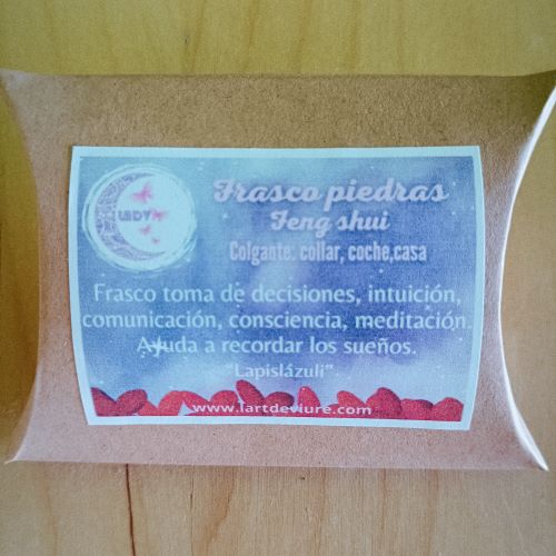 Colgante comunicación y sabiduría. Feng shui piedras