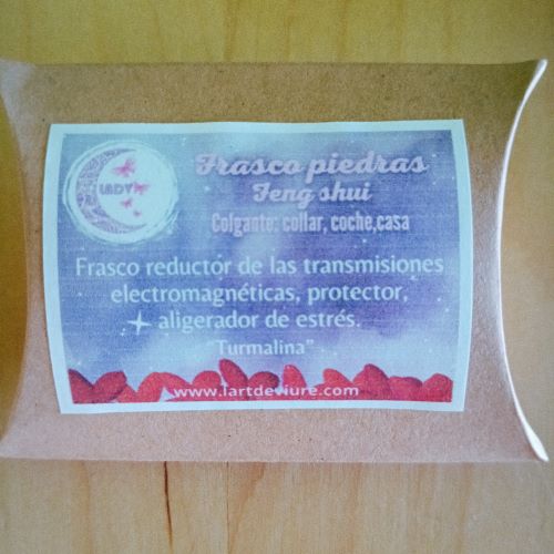 Colgante protector y reductor de transmisiones electromagnéticas. Feng shui piedras