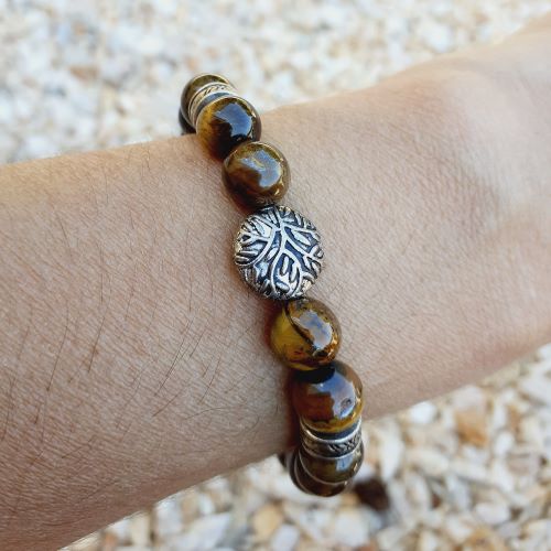PULSERA LADV OJO DE TIGRE- RAMA 8mm