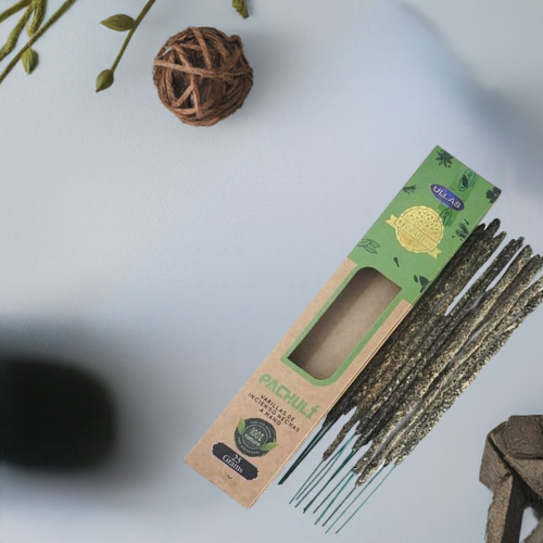 Incienso Pachuli Orgánico Artesanal – Amor, Prosperidad y Bienestar Natural