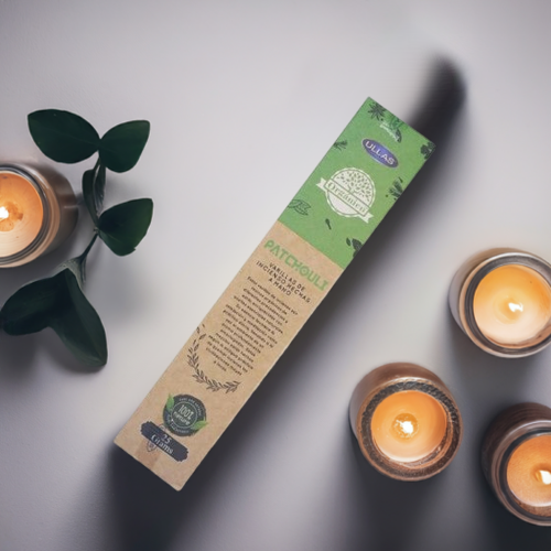 Incienso Pachuli Orgánico Artesanal – Amor, Prosperidad y Bienestar Natural