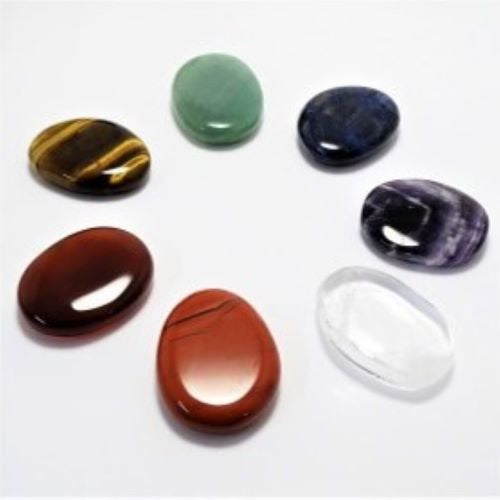 Mineral canto rodado plano variado / Individual