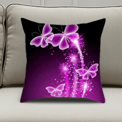 3  Fundas Cojínes  variados con mariposas