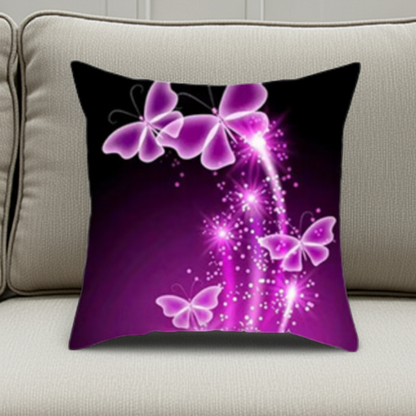 3  Fundas Cojínes  variados con mariposas