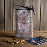 Monedero de Tela Tapiz India con Cremallera