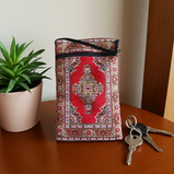 Monedero de Tela Tapiz India con Cremallera