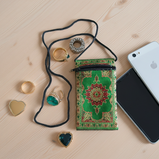 Monedero de Tela Tapiz India con Cremallera