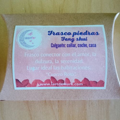 Colgante Confianza y amor incondicional. Feng shui piedras