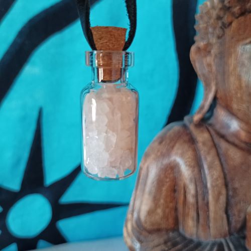 Colgante Confianza y amor incondicional. Feng shui piedras