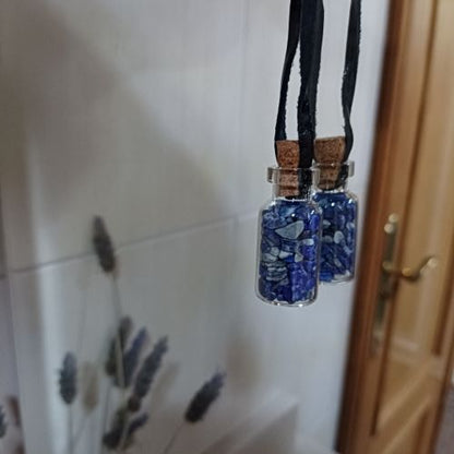 Colgante comunicación y sabiduría. Feng shui piedras