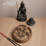 Incensario madera tetragramatón