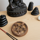 Incensario madera tetragramatón