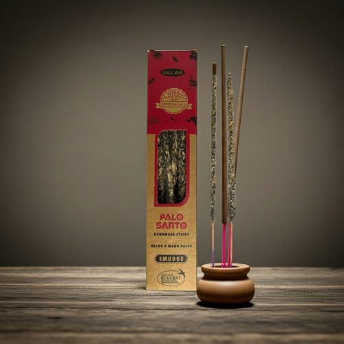 Incienso Palo Santo Orgánico Artesanal - Limpieza Energética, Paz y Buena Fortuna