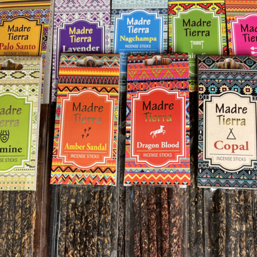 Incienso JAZMIN orgánico -Madre tierra (8 varillas) 30gr aprox - últimas unidades