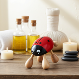 Mariquita de Madera para Masaje – Relajación y Bienestar Natural