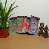 Monedero de Tela Tapiz India con Cremallera