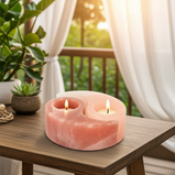 Portavelas Yin Yang de Sal – Equilibrio, Energía y Bienestar