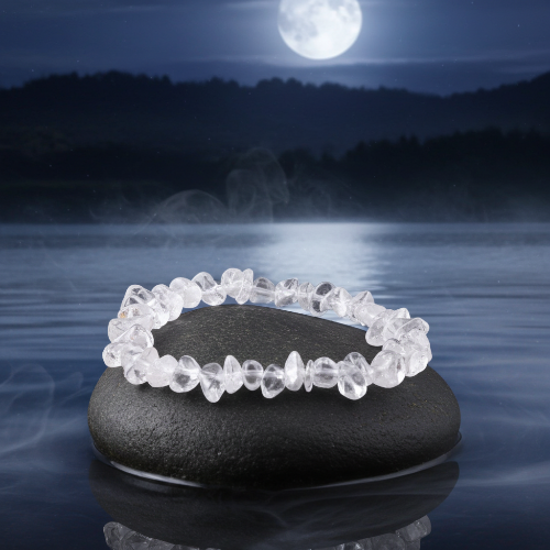 Pulsera Chip Cuarzo cristal
