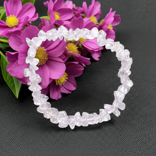 Pulsera Chip Cuarzo cristal