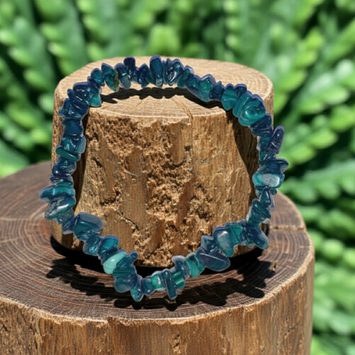 Pulsera chip Malaquita