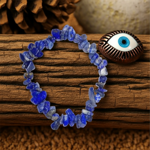 Pulsera Chip Lapislázuli