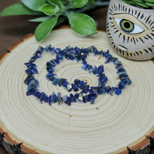 Pulsera Chip Lapislázuli