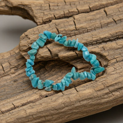 Pulsera chips Turquenita – Calma, equilibrio y claridad mental