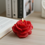 Vela Rosa roja - Símbolo de Amor, Belleza y Elegancia