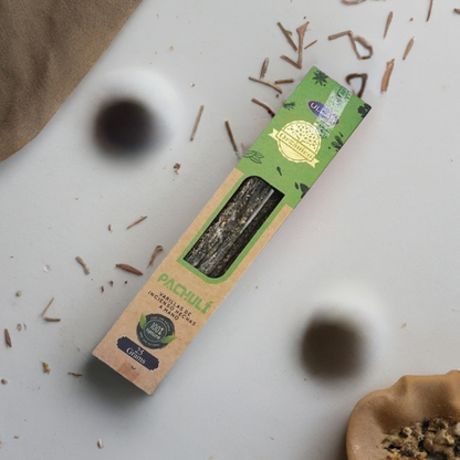 Incienso Pachuli Orgánico Artesanal – Amor, Prosperidad y Bienestar Natural